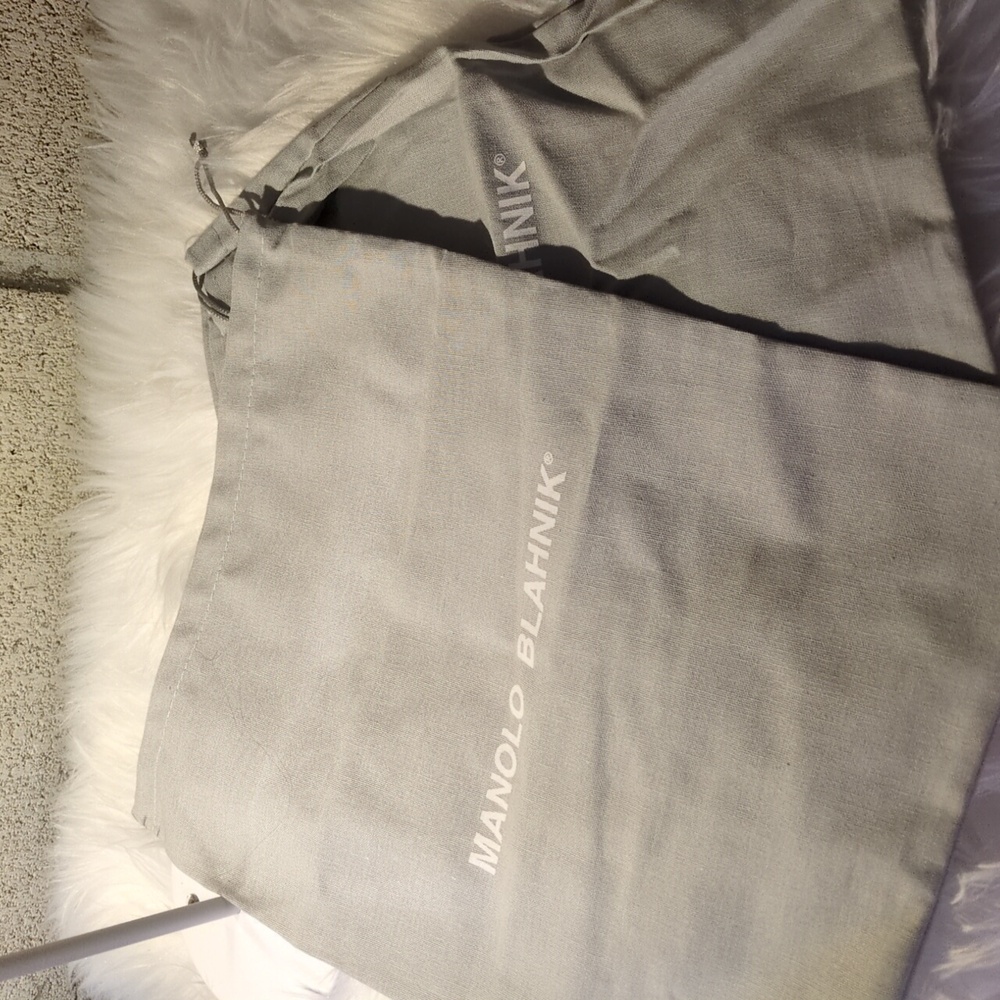 Manolo Blahnik shoe dust bag